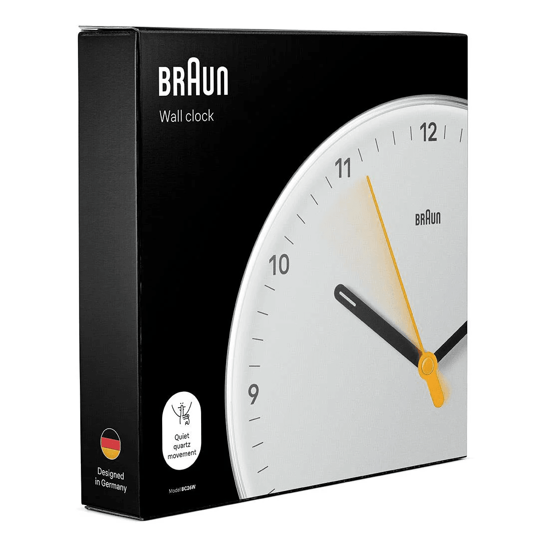 https://braun-clocks.com/collections/wall-clocks/products/bc26-braun-analogue-wall-clock-white | 브라운 b26 아날로그 벽시계