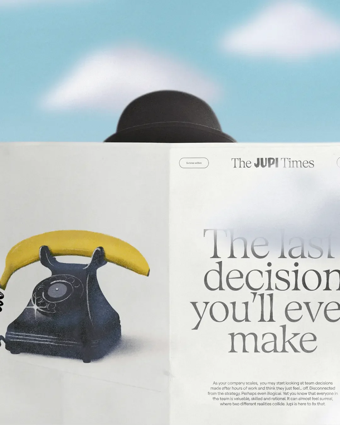 출처 : https://how.studio/branding/jupi | JUPI AI 의사결정 플랫폼, JUPI 브랜드 이미지, B2B Saas 브랜딩